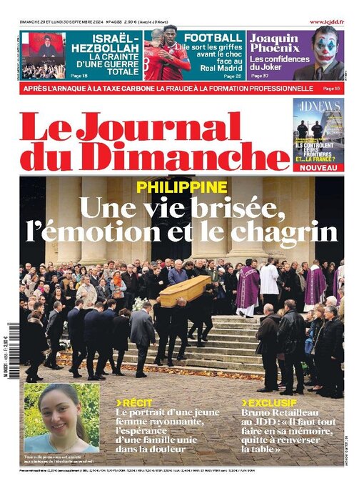 Title details for Le Journal du dimanche by Lagardere Media News - Available